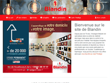 Tablet Screenshot of blandin.gp